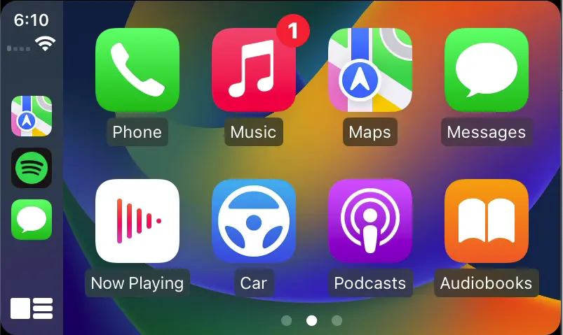 CarPlay Home Screen