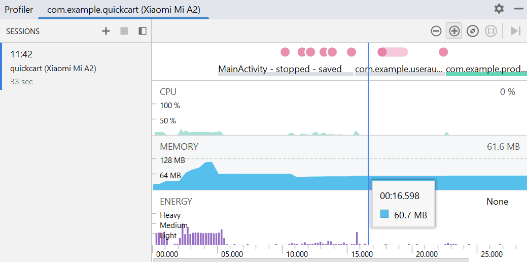 Android profiler